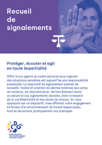 Miniature de la première page du fichier Présentation Recueil de signalements