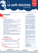 Le petit statutaire Juillet Août 2025